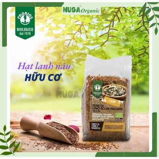 Hạt lanh hữu cơ được canh tác tại Ý (Organic Brown & Golden Flax Seeds) - Probios - 200g & 500g