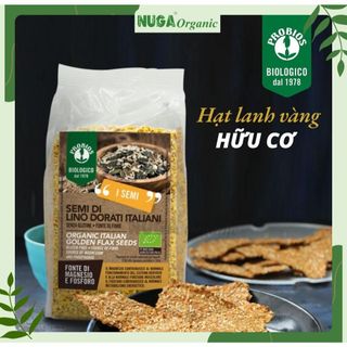Hạt lanh hữu cơ được canh tác tại Ý (Organic Brown & Golden Flax Seeds) - Probios - 200g & 500g