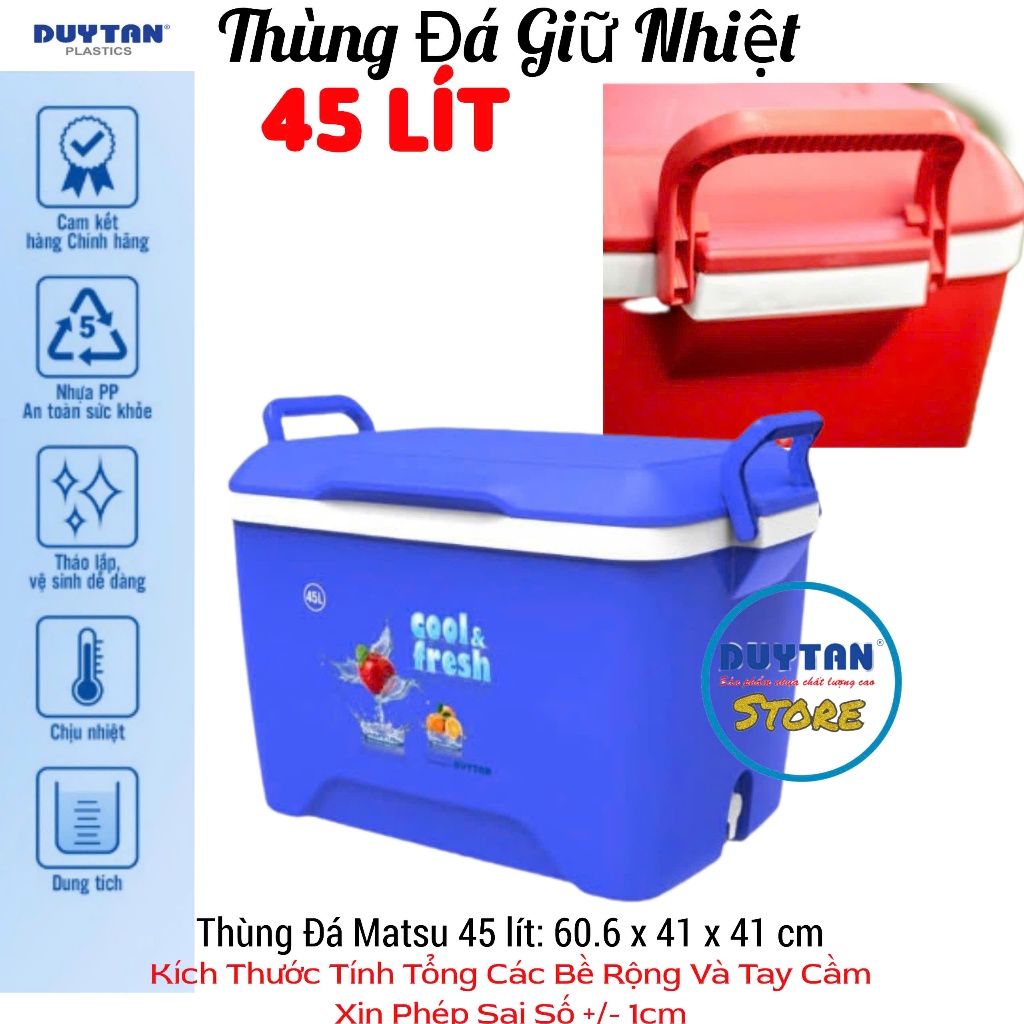 [ Rẻ Nhất ]💝 Thùng Đá Giữ Nhiệt 45 Lít Matsu 💝 Nhuaduytan.Store  💝