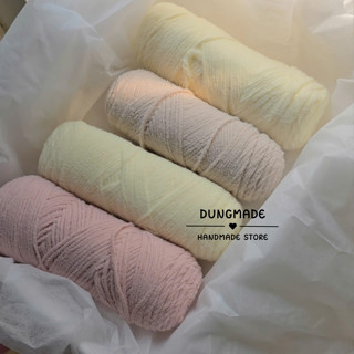 Len cloud candy 8 sợi len bông gòn mềm cực kì đẹp móc túi, thú bông, đồ may mặc thủ công 100g