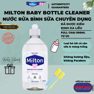 Milton Úc Dung Dịch Rửa Bình Sữa Đa Năng Cho Bé An Toàn -100% Thực Vật Không Paraben