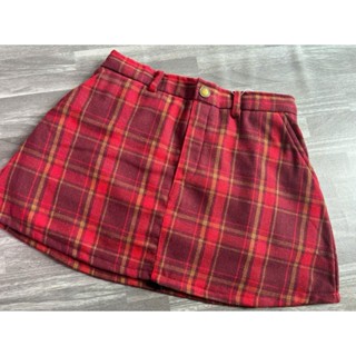 Chân váy chữ A chất nỉ caro phối lưng chun phía sau bigsize 90kg