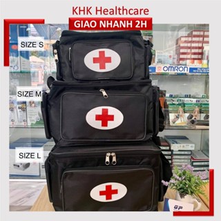 Túi cứu thương màu đen đúng chuẩn Bộ Y Tế đủ size S/M/L