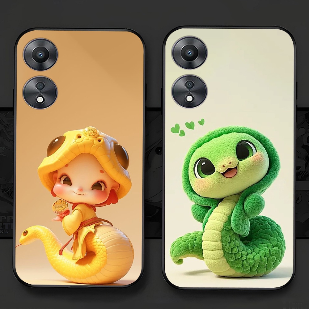 ốp lưng oppo a78 5g / oppo a38 / oppo a78 / oppo a58 in hình con giáp ất tỵ 2025