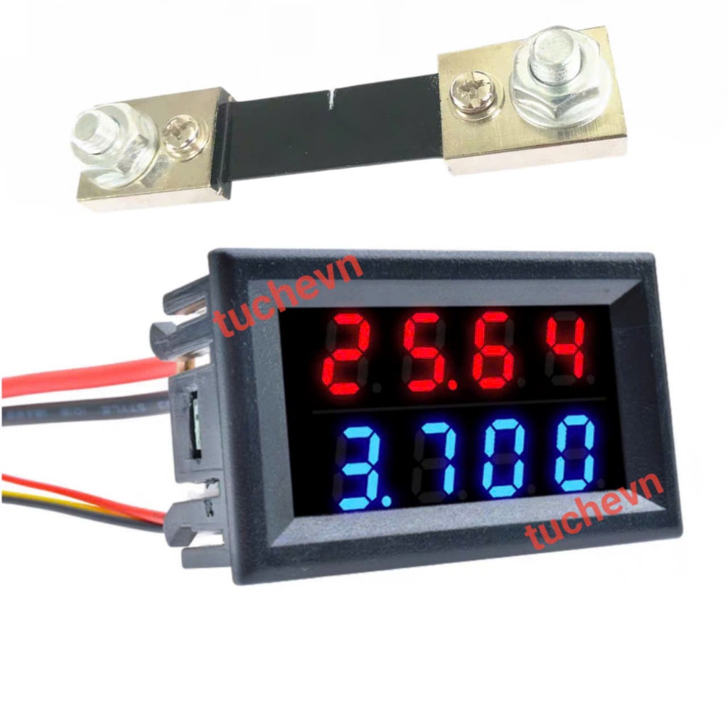 Vôn + ampe kế 4 số led 7 đoạn chính xác cao
