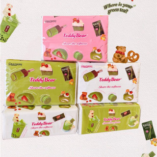 Giấy Ăn 4 Lớp 360 Tờ TEDDY BEAR Essential Softness, Khăn Giấy Rút Lụa Trắng Mịn,Dai Dày Mềm Mịn