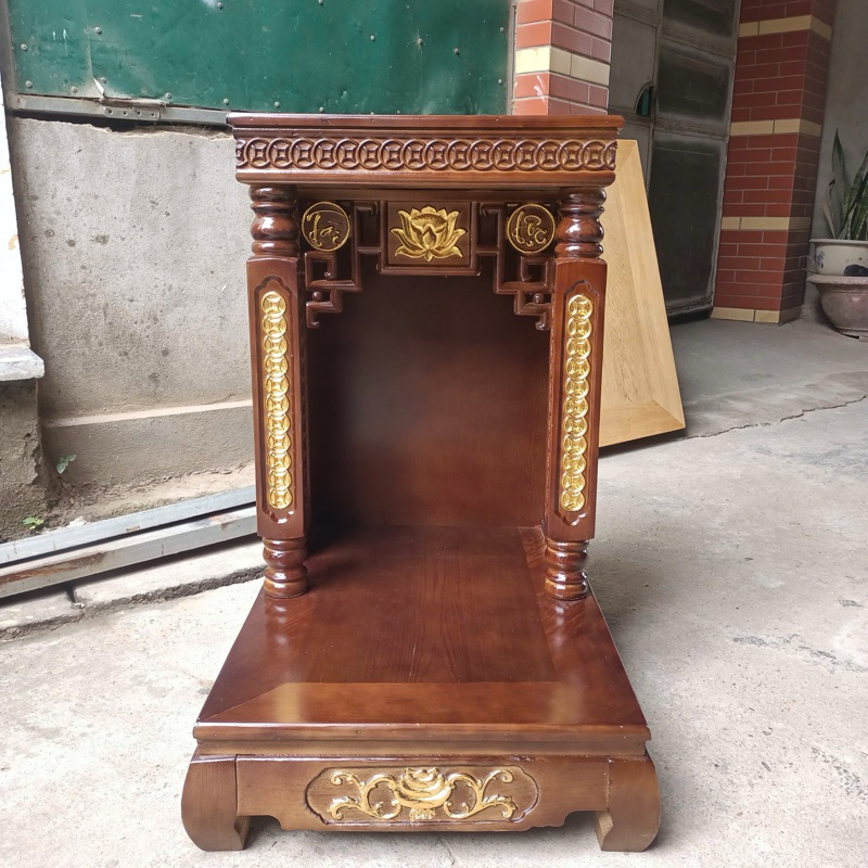 bàn thờ gỗ pomu 48cm
