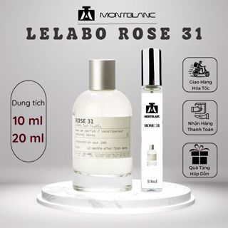 Nước hoa nam nữ Rose 31 / Another 13 / Santa 33 chai chiết 10ml Sang trọng, Tinh tế - Montblanc Perfum
