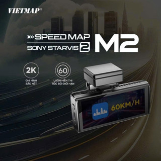 Camera hành trình Vietmap SpeedMap M2 - Ghi hình trước sau - Giám sát xe từ xa - Cảnh báo tốc độ - BH 12 tháng
