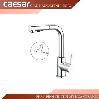 Vòi rửa chén nóng lạnh Caesar - K915C ( rút dây )