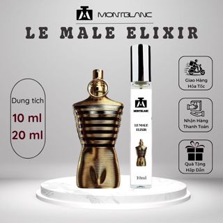  Nước hoa nam Le MAle Elixir    Ultra Male chai chiết 10ml phong cách Sexy Gợi cảm - Montblanc Perfume 