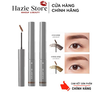  Mascara mày Klavuu chuốt lông mày đầu nhỏ tự nhiên cao cấp chính hãng gồm 2 màu Hàn Quốc 