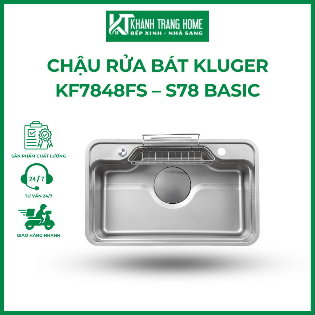 Chậu rửa bát Kluger KF7848FS – S78 Basic