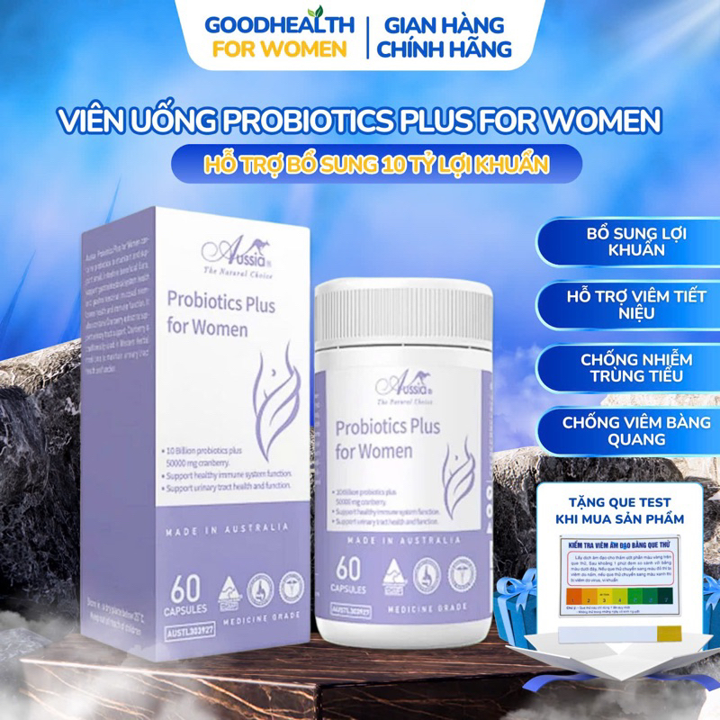 [SHOP MALL CHÍNH HÃNG] PROBIOTICS PLUS FOR WOMEN - Men vi sinh cho vùng kín