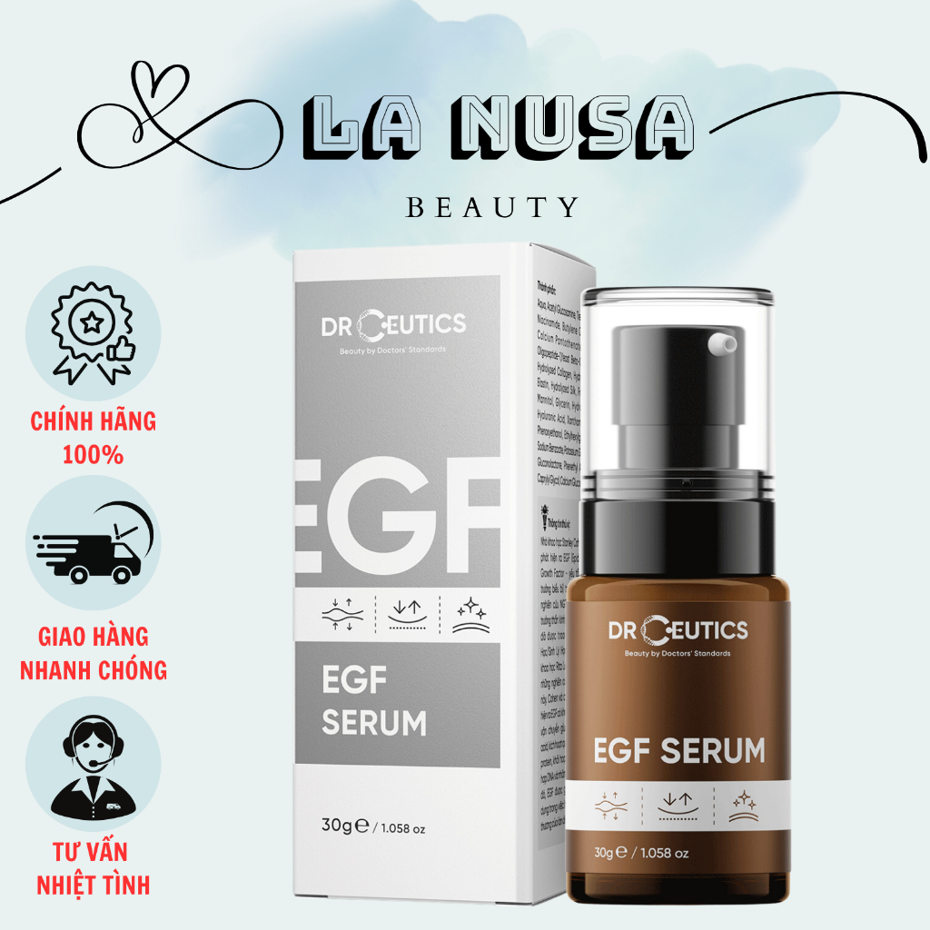 Tinh Chất Serum DrCeutics EGF Giúp Phục Hồi Và Trẻ Hóa Da 30g