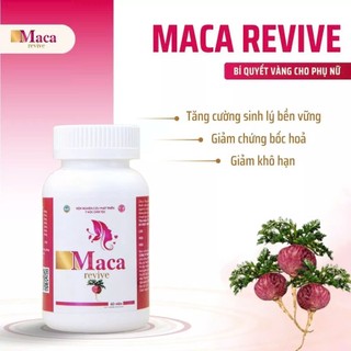 Maca revive chính hãng hỗ trợ nội tiết, đẹp da