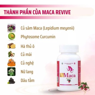 Maca revive chính hãng hỗ trợ nội tiết, đẹp da