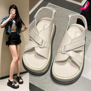 [LOẠI 1- QC] Dép Sandal Nữ Ulzzang - Giày Sandal Nữ Quai Đan Chéo Chuẩn Hàng Quảng Châu Đế Cao 4 Phân NaVy Shoes