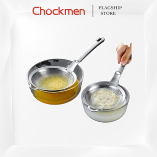 Rây Lọc CHOCKMEN Inox Cao Cấp Dày Dặn Muôi Vớt Bọt Ăn Lẩu Rây Cháo Đa Năng Nhà Bếp