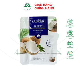 Mặt nạ giấy dưỡng trắng da mụn cấp ẩm thải độc Merry Store