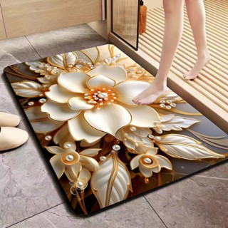 Thảm Trải Sàn Hoa Văn Sang Trọng Phòng Ngủ Phòng Khách Thảm Chùi Chân Chống Trơn, Dễ Vệ Sinh Bền Bỉ, Mềm Mại