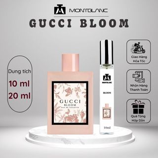  Nước hoa nữ Bloom chai chiết 10ml lưu hương lâu sang trọng thanh lịch quyến rũ - Montblanc Perfume 