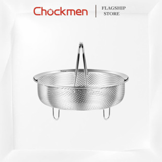Rổ Hấp CHOCKMEN Inox Cực Dày Đa Năng Khay Hấp Cơm Tách Đường Khay Ráo Dầu Dùng Cho Nhà Bếp
