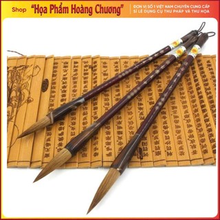bộ 3 Bút lông viết thư pháp nhất phẩm lang hào lông sói