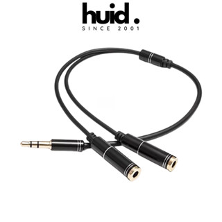Dây Chia Jack Loa Chuẩn 3.5 Từ 1 Ra 2 Đầu Mạ Vàng Cho 2 Loa Hoặc 2 Tai Nghe