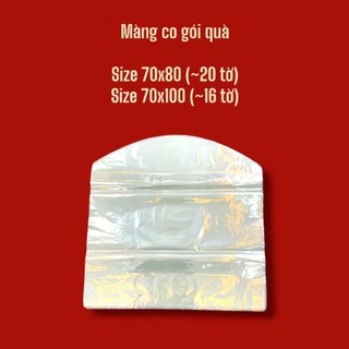 1KG Màng Co Loại Dày Size 70x80 & 70x100 Bọc Giỏ Quà Khay Quà Tết