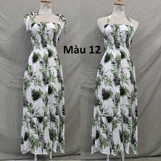 Đầm maxi cúp ngực,2 dây đuôi cá