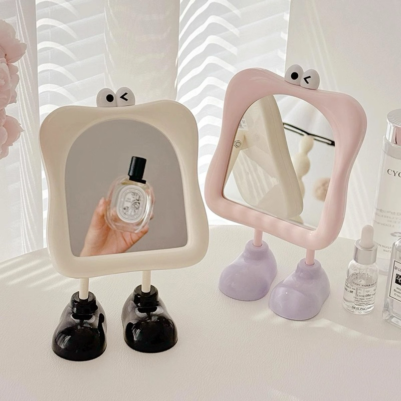 Gương Trang Điểm Để Bàn Hình Nháy Mắt Kèm Chân Đứng Thiết Kế Độc Đáo