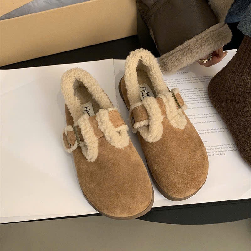 Giày nữ khóa khuy lông cừu MISA fullbox QCCC | BigBuy360 - bigbuy360.vn