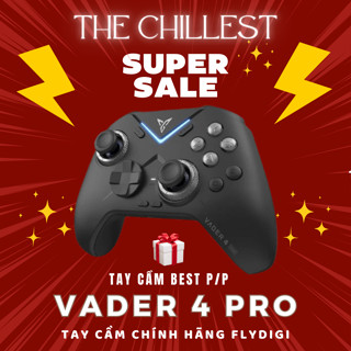 Tay cầm chơi game Flydigi Vader 4 Pro, Hall Efffect Joystick Điều Chỉnh Lực, Polling Rate 1000Hz