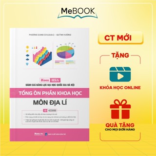 Sách luyện thi ĐGNL (HSA) 2025 - Tổng ôn phần Khoa học môn Địa lý | Me Book