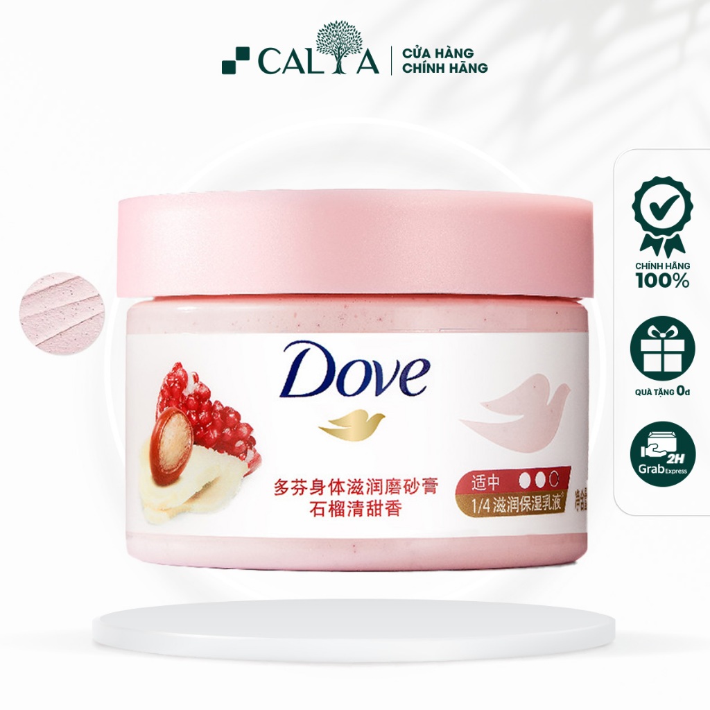 Tẩy Tế Bào Chết Dove Toàn Thân, Dưỡng Da Sáng Mịn 50g/298g