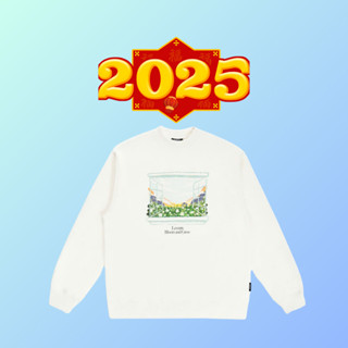  Áo Sweater Levents Flowers Window  Cream Chất Nỉ Chân Cua Unisex Oversized Siêu Đẹp 