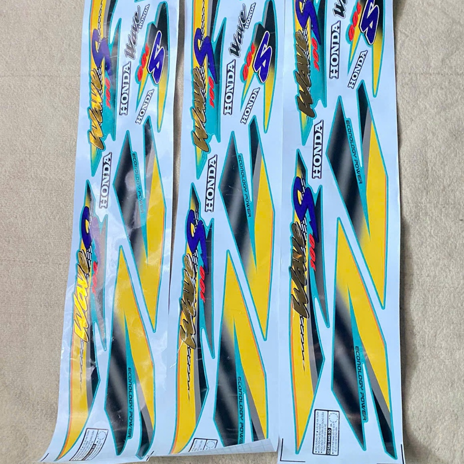 Tem Xe Wave Tem Wave Nhỏ Mẫu Wave S Xoắn Dán Cho Wave Nhỏ Dán Cho Wave Nhỏ Zx Chuẩn Fom