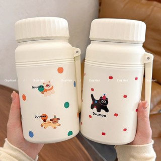  Bình giữ nhiệt 1000ml nắp vặn mẫu mới tặng kèm cọ rửa bình + túi đựng ly trong suốt - B9 