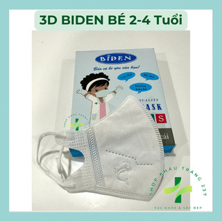 [SET 50 CÁI] Khẩu Trang Trẻ Em 3D Biden Cho Bé 2-4 Tuổi
