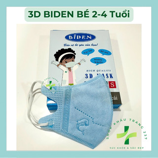 [SET 50 CÁI] Khẩu Trang Trẻ Em 3D Biden Cho Bé 2-4 Tuổi