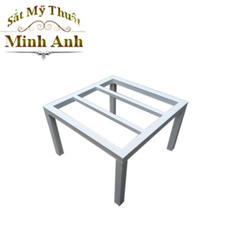  Kệ sắt để chậu hoa cây cảnh Vuông 25x25cm cao  25-30-35-40-45-50-55-60-65-70 cm thép hộp 14mm 