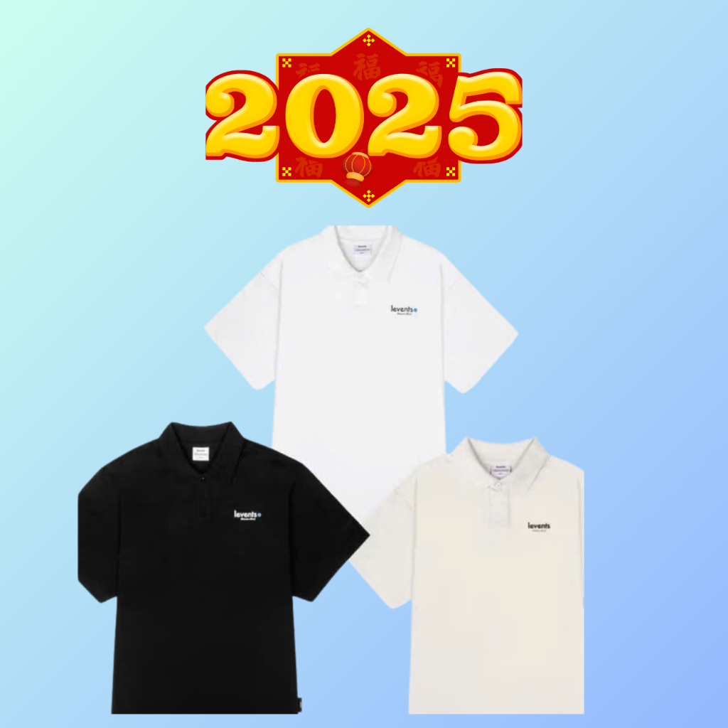Áo Polo Levents Mini Popular 3 Màu 100% Cotton Unisex Oversized