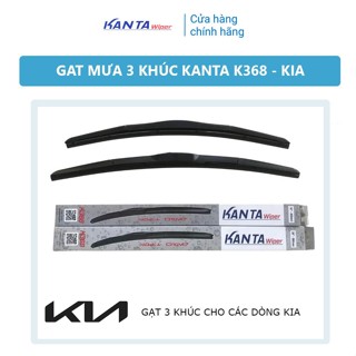 [KIA] - Bộ 2 gạt mưa 3 khúc K368 - Gạt mưa chính hãng Kanta - Morning,Cerato,Seltos,Sonet,K3,Carnival,Sorento,Sportage..