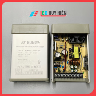 Nguồn led HUNCO 5v 70a vỏ ngoài trời ( Nguồn 5v70A 350w ngoài trời)