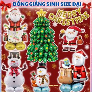   KHỔNG LỒ  Bong Bóng Cây Thông Xếp Tầng Bóng Người Tuyết NOEL Trang Trí Giáng Sinh 