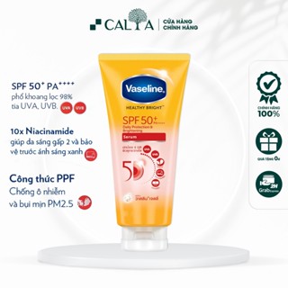 Serum Dưỡng Thể Vaseline Vàng Chống Nắng, Dưỡng Sáng Da - Healthy Bright SPF 50+ PA++++ 70ml/300ml