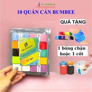 Combo 10 Quấn Cán Bumbee AS007, Cuốn Cán Vợt Cầu Lông, Tennis, PickleBall chính hãng chống trơn chống mồ hôi