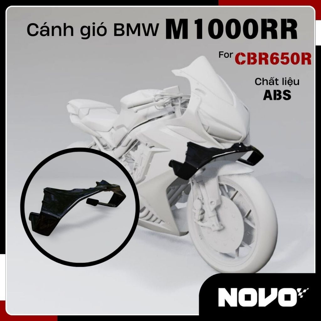Cánh gió kiểu BMW M1000RR cho CBR650R - Phụ Kiện Cho Honda CBR650R