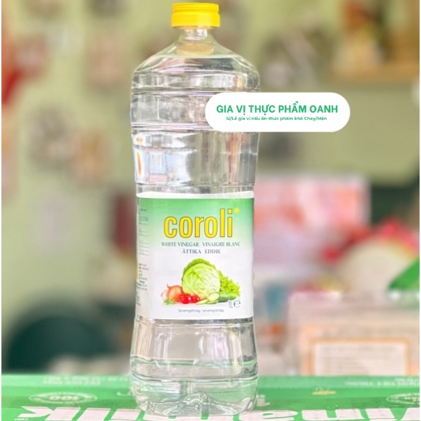[NHẬP HÀ LAN] (chay/mặn) Dấm/ Giấm trắng/ đỏ Coroli